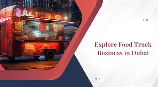 A man running his food truck business in Dubai