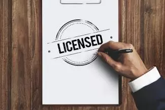 A UAE general trading license signed by the authorities.